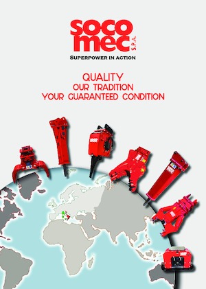 Гідравлічні відбійні молотки Socomec DMS 980