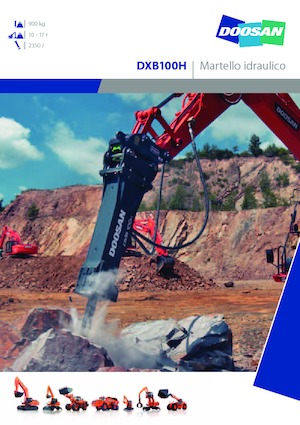 Гідравлічні відбійні молотки Doosan DXB100H