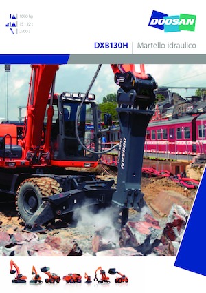 Гідравлічні відбійні молотки Doosan DXB130H