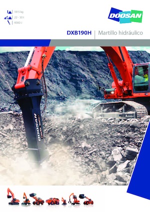 Гідравлічні відбійні молотки Doosan DXB190H