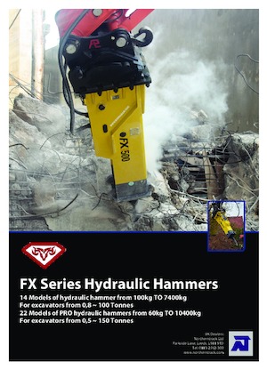 Гідравлічні відбійні молотки Hydra Ram FX-40