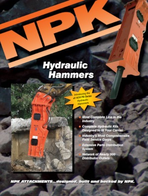 Гідравлічні відбійні молотки NPK GH-23
