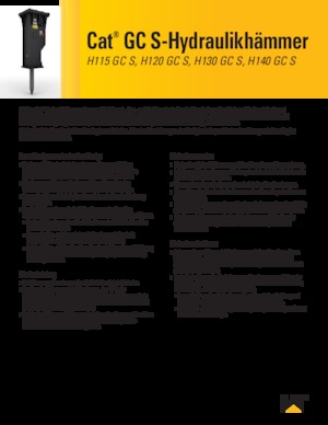 Гідравлічні відбійні молотки Caterpillar H140GC S 