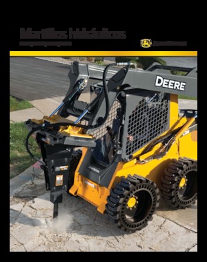 Гідравлічні відбійні молотки John Deere Construction HH80C