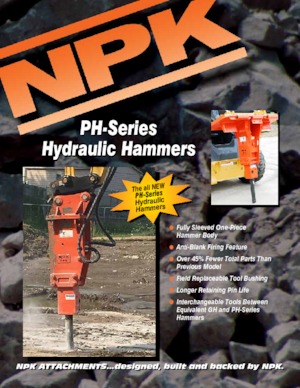 Гідравлічні відбійні молотки NPK PH-4
