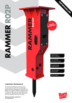Гідравлічні відбійні молотки Rammer R02P