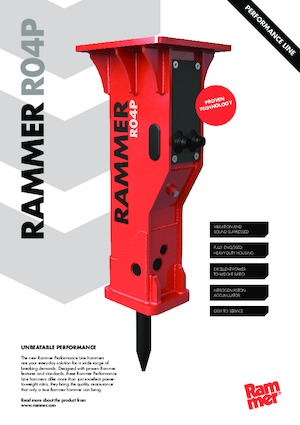 Гідравлічні відбійні молотки Rammer R04P