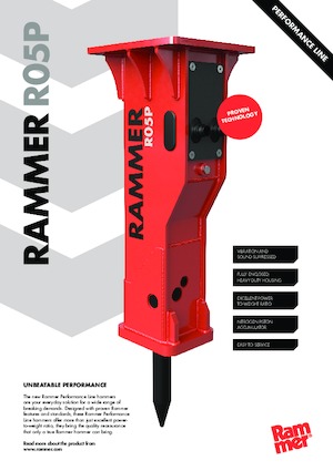 Гідравлічні відбійні молотки Rammer R05P
