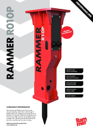 Гідравлічні відбійні молотки Rammer R10P