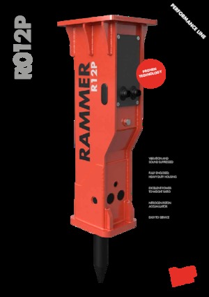 Гідравлічні відбійні молотки Rammer R12P