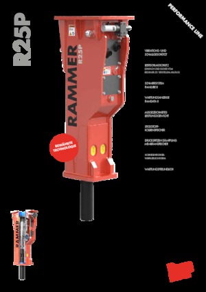 Гідравлічні відбійні молотки Rammer R45P