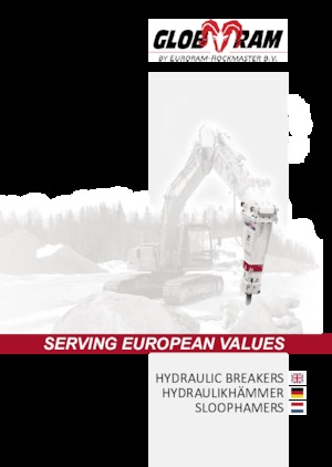 Гідравлічні відбійні молотки Globram RM 195