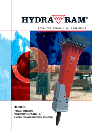 Гідравлічні відбійні молотки Hydra Ram RS 27