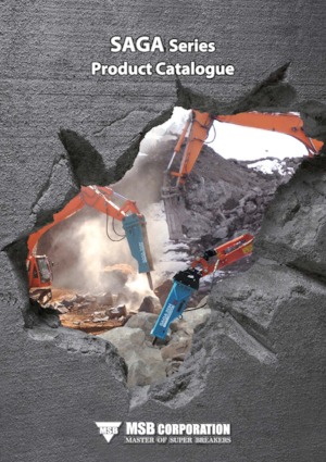 Гідравлічні відбійні молотки MSB SAGA 510H