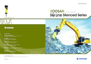 Гідравлічні відбійні молотки Soosan SQ120