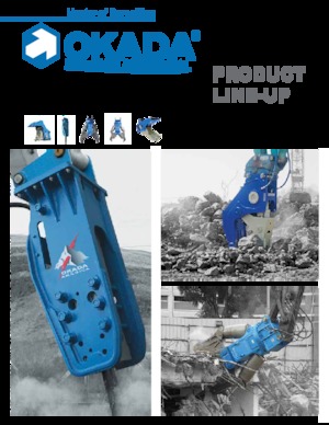 Гідравлічні відбійні молотки Okada TOP300 
