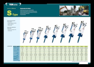 Гідравлічні відбійні молотки Komac TOR 42S