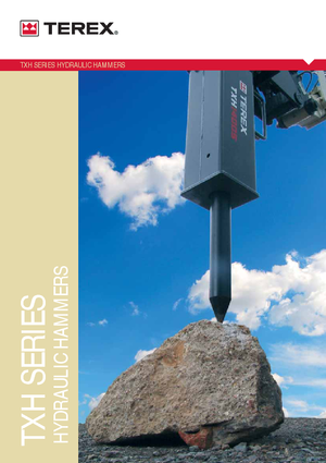 Гідравлічні відбійні молотки Terex TXH 1400 S