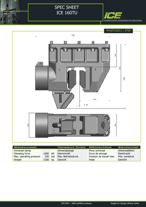 Гідравлічні колектори ICE 160 TU
