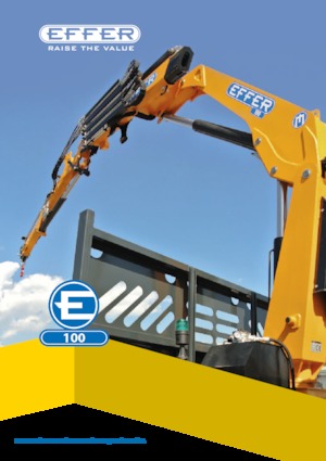 Гідравлічні вантажні крани Effer 100 3S