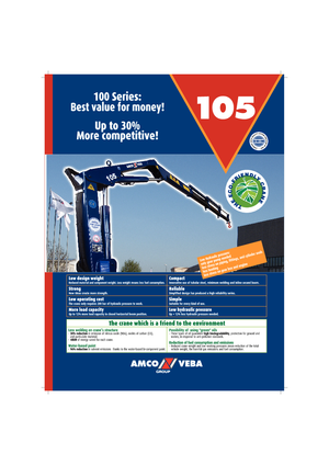 Гідравлічні вантажні крани Amco Veba 105-3 S