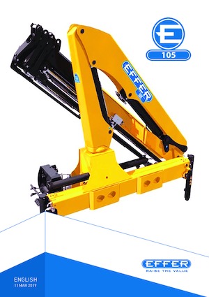 Гідравлічні вантажні крани Effer 105 3S