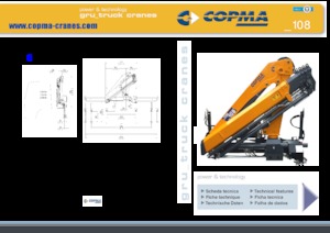 Гідравлічні вантажні крани COPMA 2000 108.4sc