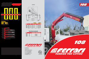 Гідравлічні вантажні крани Ferrari® 108 A5 