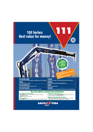 Гідравлічні вантажні крани Amco Veba 111-3 S