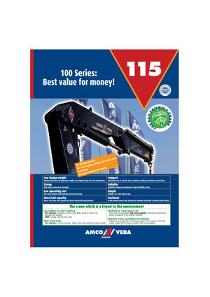 Гідравлічні вантажні крани Amco Veba 115-1 S