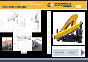 Гідравлічні вантажні крани COPMA 2000 128.2