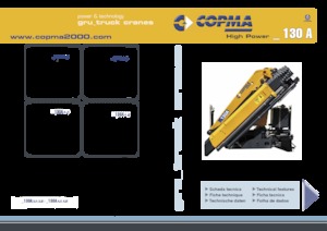Гідравлічні вантажні крани COPMA 2000 130A.3 J2
