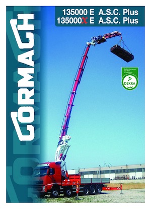 Гідравлічні вантажні крани Cormach 135000X E9F186 A.S.C. Plus