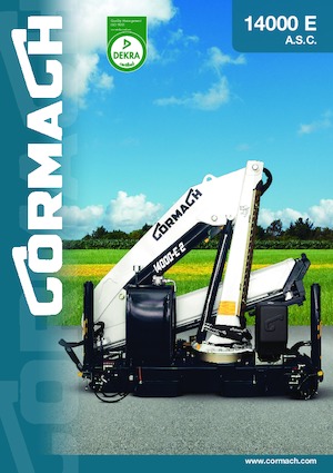 Гідравлічні вантажні крани Cormach 14000 E4 A.S.C
