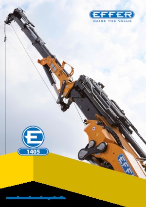 Гідравлічні вантажні крани Effer 1405 9S