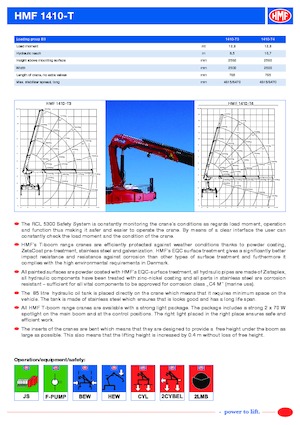 Гідравлічні вантажні крани HMF 1410-T4