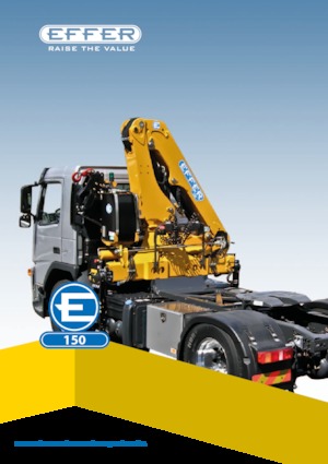 Гідравлічні вантажні крани Effer 150 4S