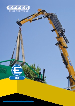 Гідравлічні вантажні крани Effer 165 4S