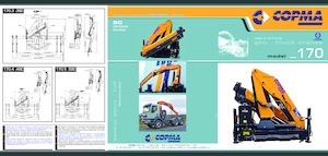 Гідравлічні вантажні крани COPMA 2000 170.4sc