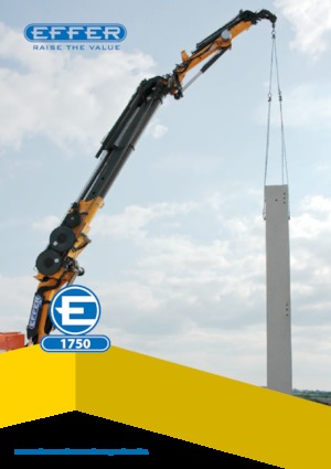 Гідравлічні вантажні крани Effer 1750 8S