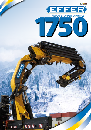 Гідравлічні вантажні крани Effer 1750 6S