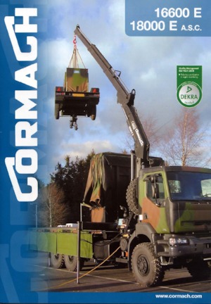 Гідравлічні вантажні крани Cormach 18000 E4 A.S.C