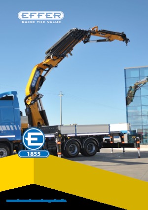 Гідравлічні вантажні крани Effer 1855 4S