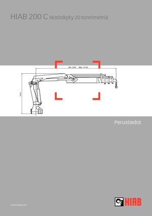 Гідравлічні вантажні крани Hiab 200 C-2