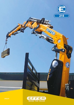 Гідравлічні вантажні крани Effer 215 6S