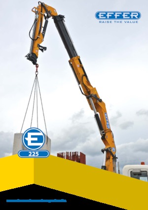 Гідравлічні вантажні крани Effer 225 6S
