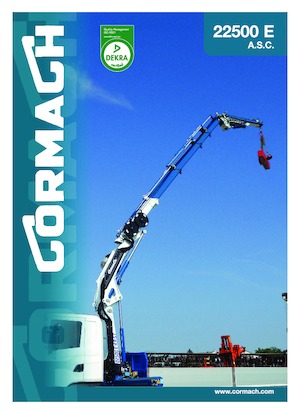 Гідравлічні вантажні крани Cormach 22500 E2 A.S.C. Plus