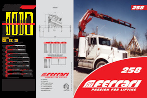 Гідравлічні вантажні крани Ferrari® 258 A1 