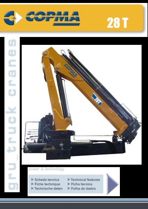 Гідравлічні вантажні крани COPMA 2000 28T.2