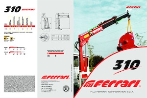 Гідравлічні вантажні крани Ferrari® 310R A1 